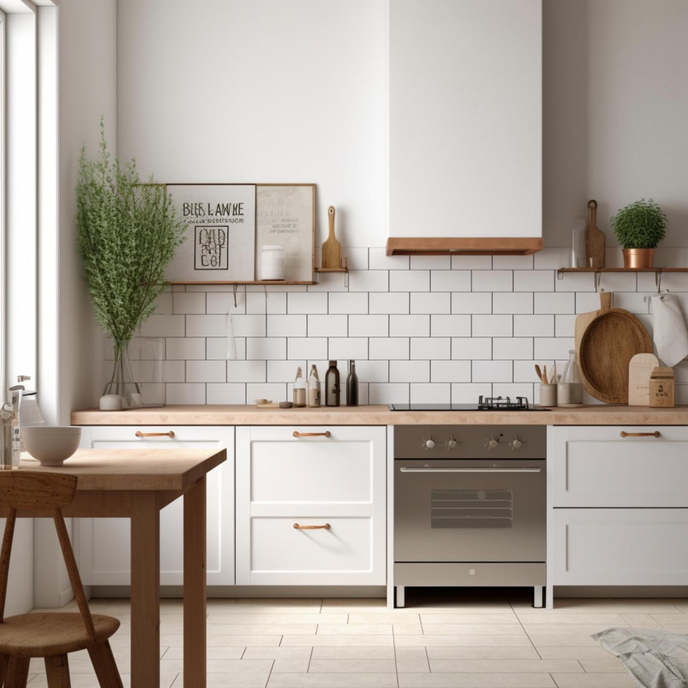 kitchen-with-picture-frame-plant-wall-min kitchen-with-picture-frame-plant-wall-min